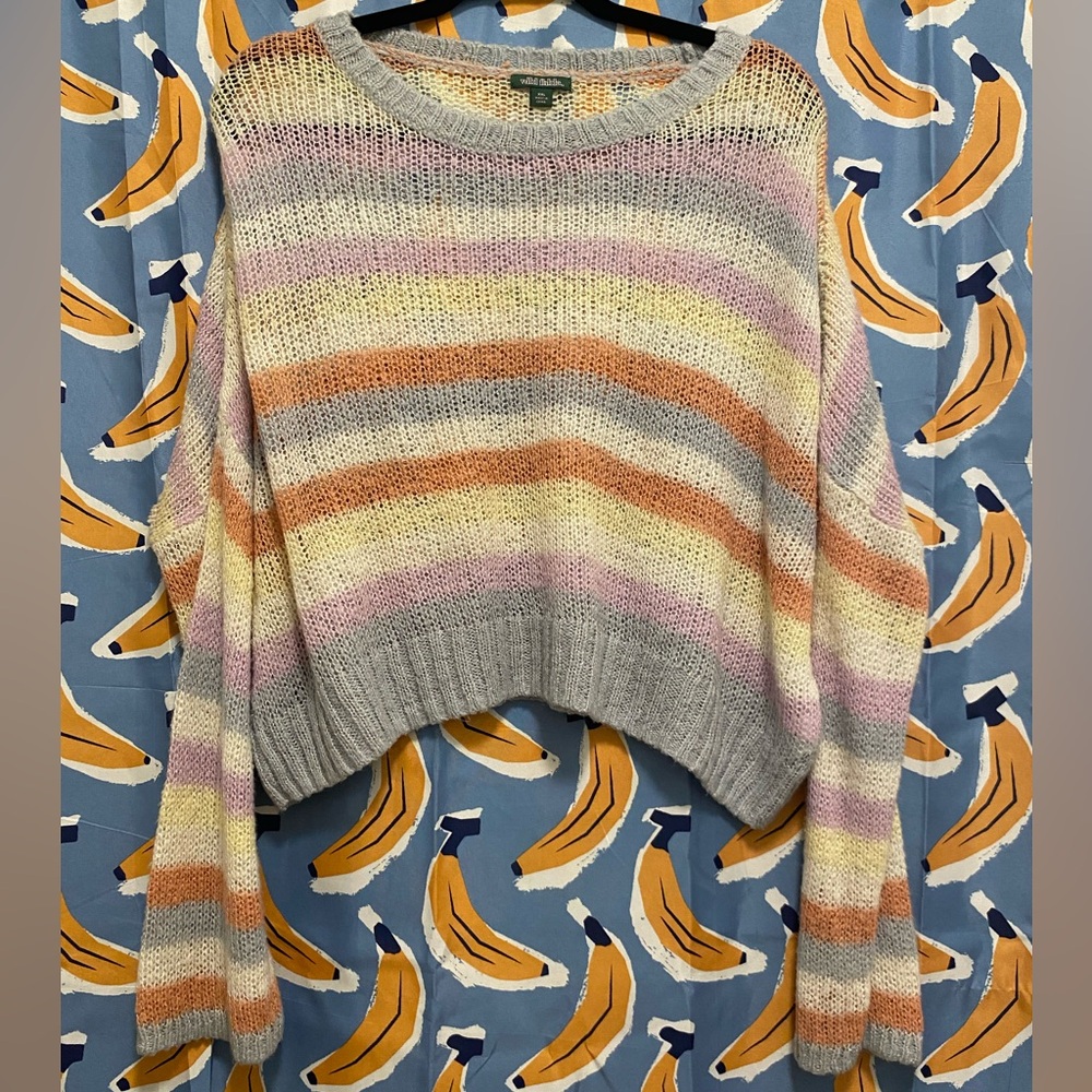 Wild Fable - Striped Multicolor Women's Sweater